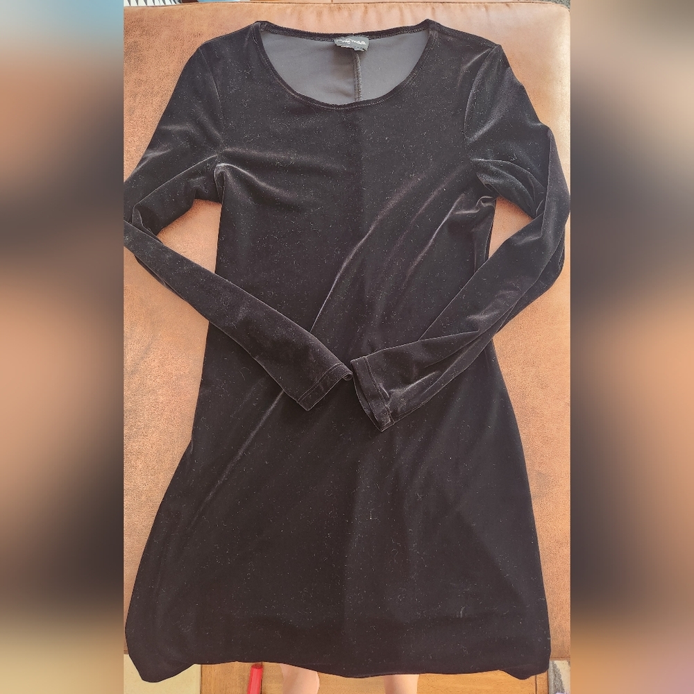 Y2K My Michelle Long Sleeve Velvet Dress